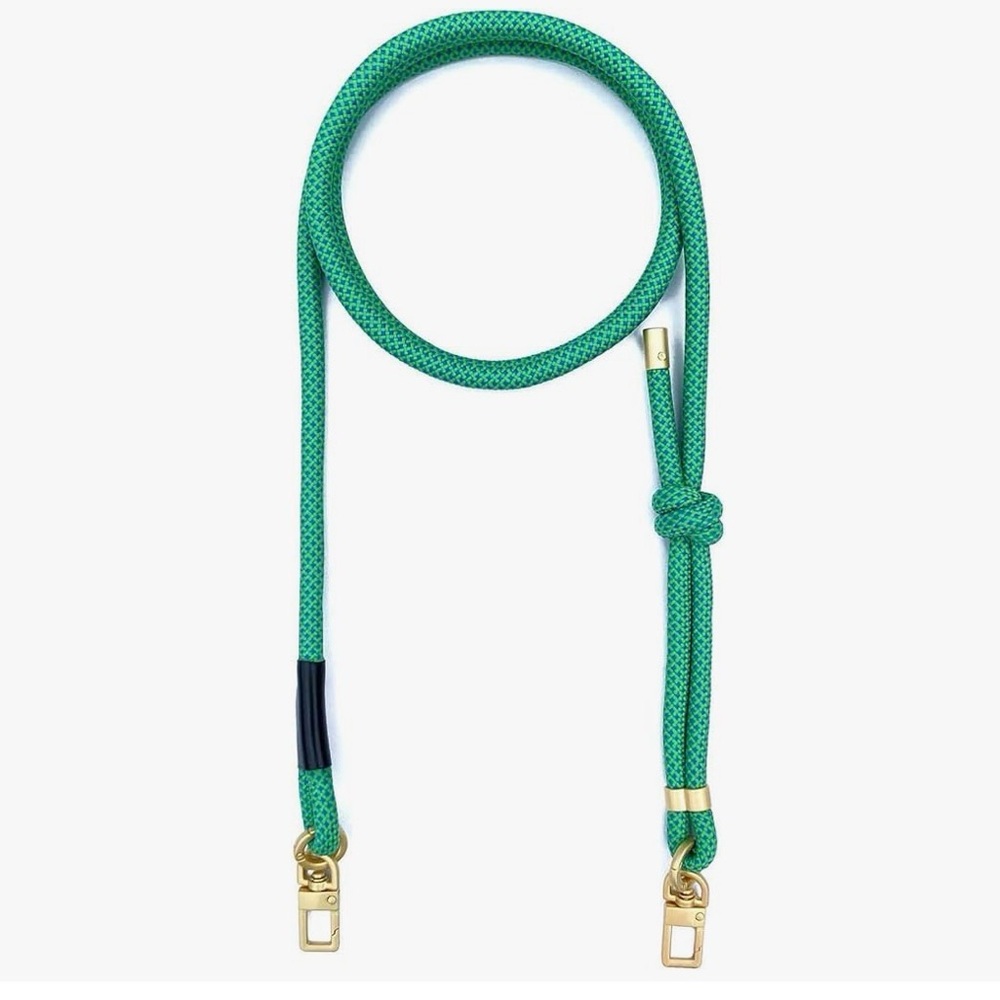 New Paracord bag strap green